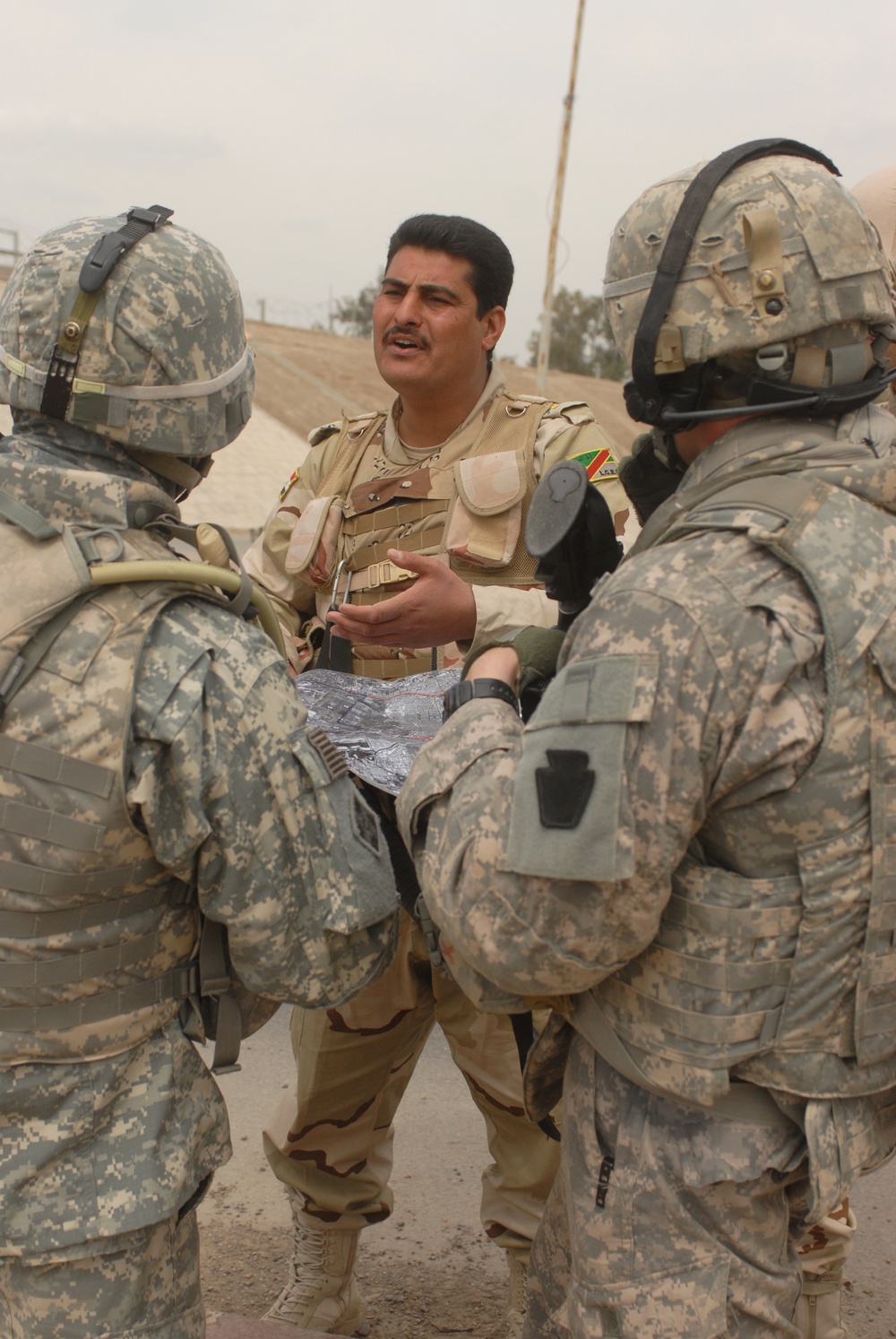 Patrol in Abu Ghraib