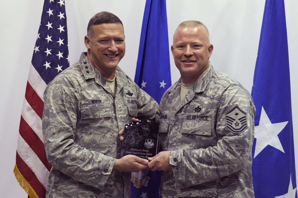 U.S. Air Forces Central First Sergeant Recognized