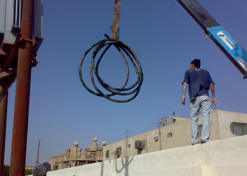 Longknife helps clean the streets of northwest Baghdad
