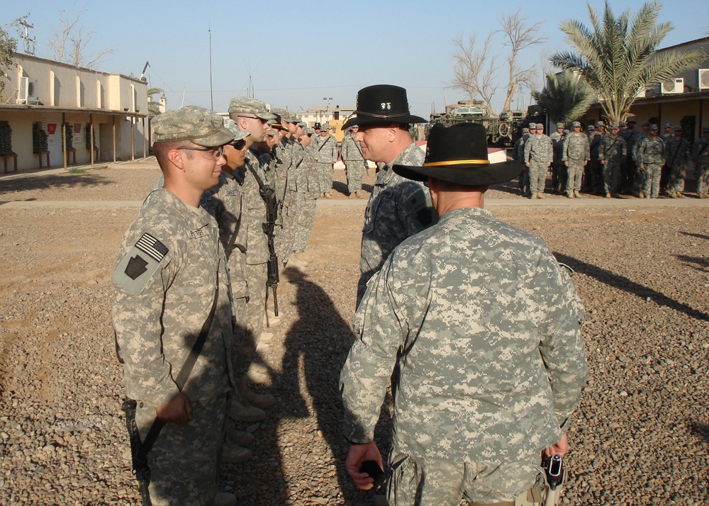 Philadelphia Cavalry troopers get their patch