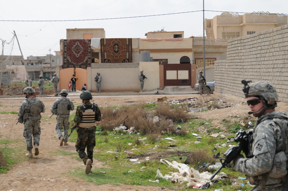 Patrol in Mosul, Iraq
