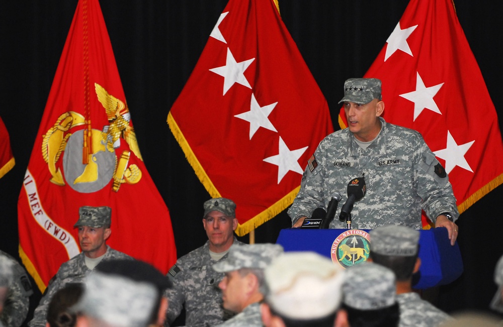 1st Corps Soldiers Relieve Fort Bragg Troops
