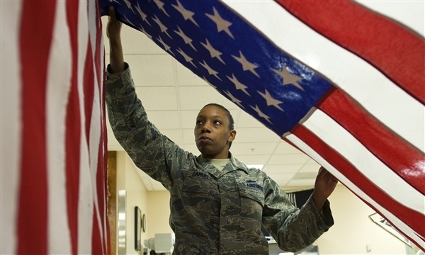 Airmen Cover the Fallen With Dignity, Honor, Respect