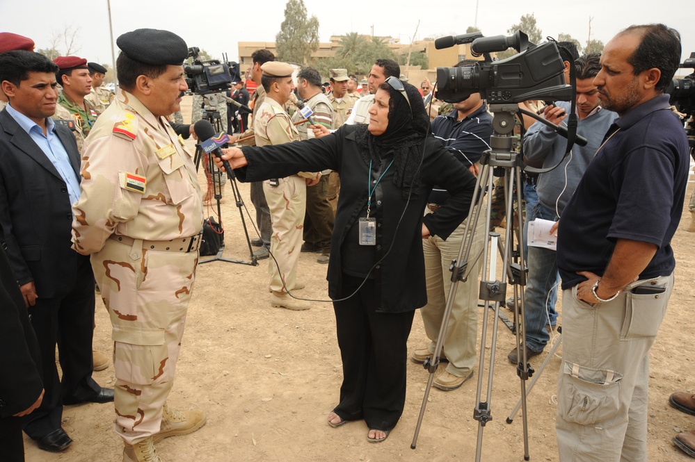 Transfer of Authority Ceremony in Rusatmiyah, Iraq