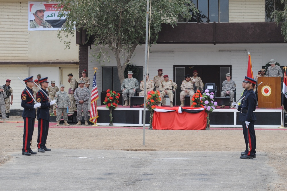 Transfer of Authority Ceremony in Rusatmiyah, Iraq