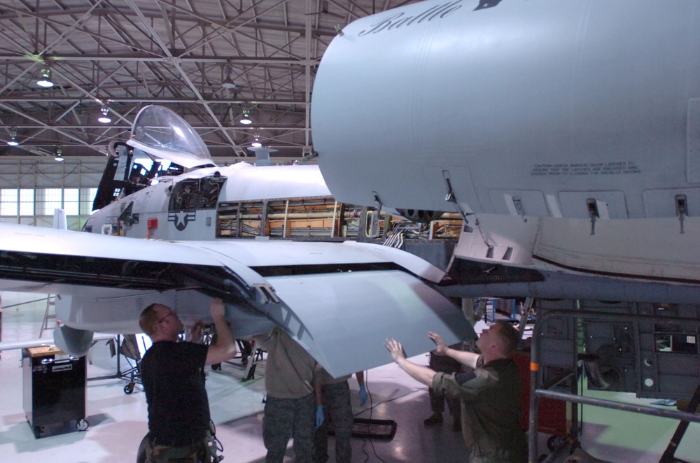 New mission, new plane, new friends - Michigan Air Guard A-10 unit learning from Maryland