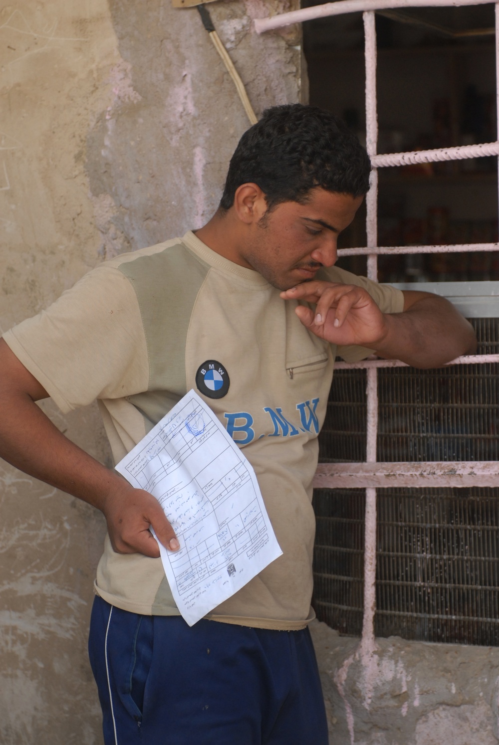 Patrol in Abu Graib, Iraq