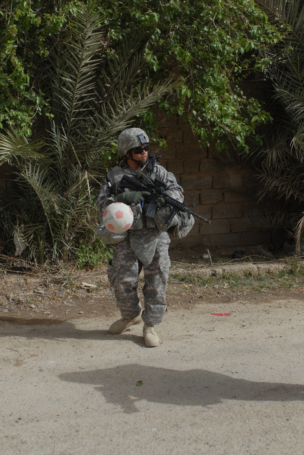 Patrol in Abu Graib, Iraq