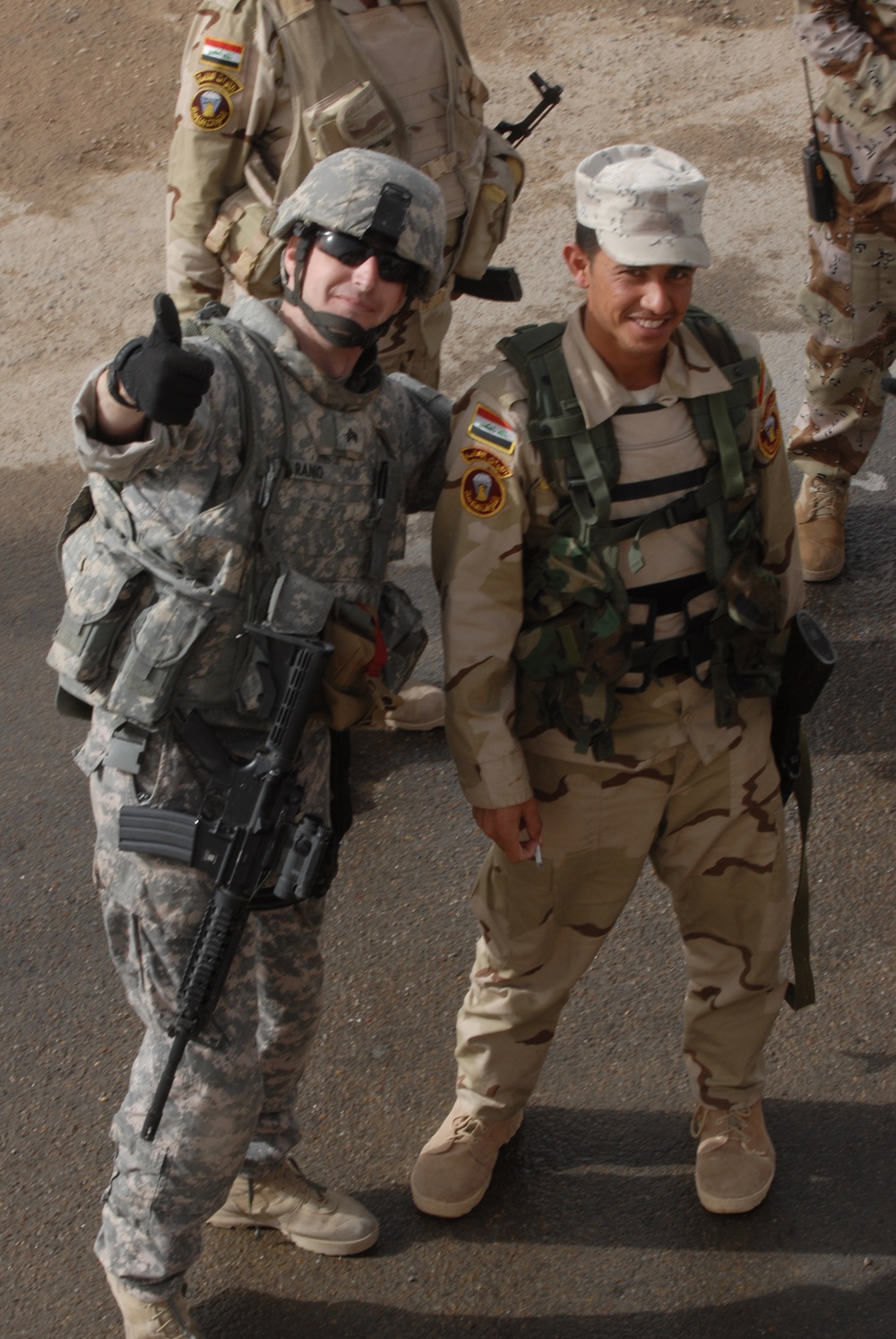 Patrol in Abu Graib, Iraq