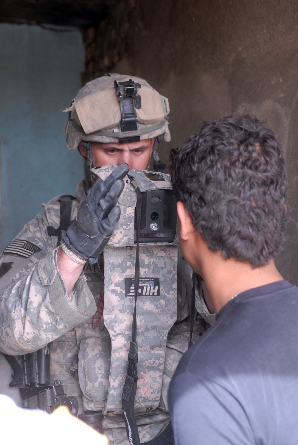 Patrol in Abu Graib, Iraq