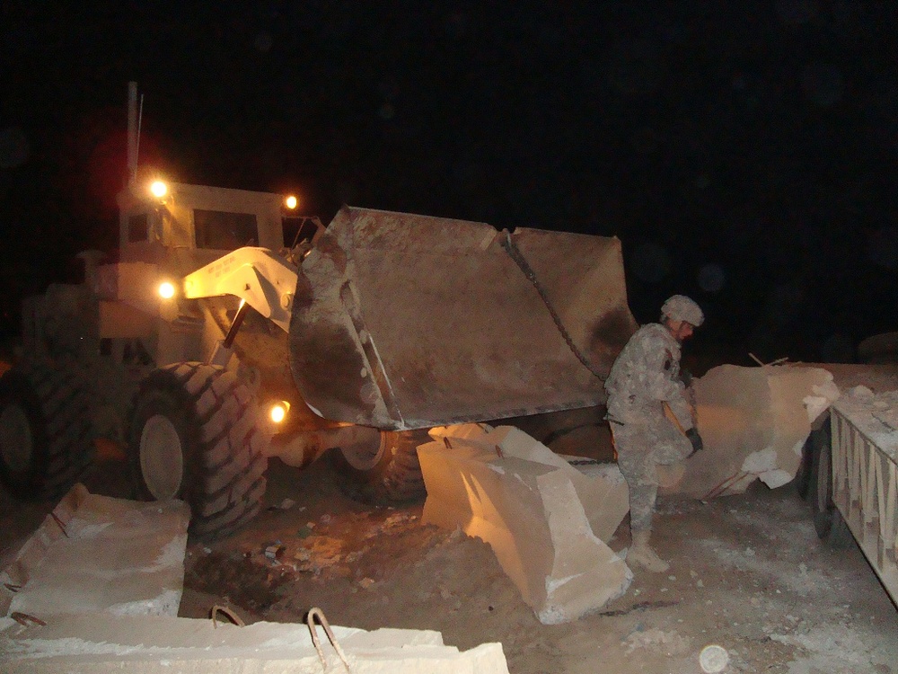 'Earth Movers' remove remnants of war