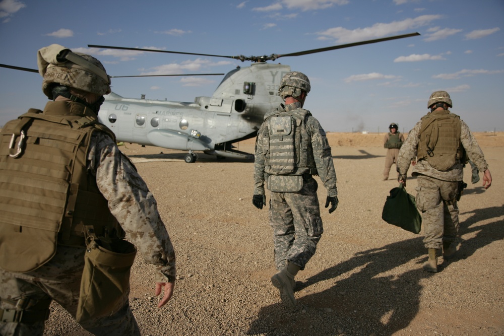 Service Members at Al Asad