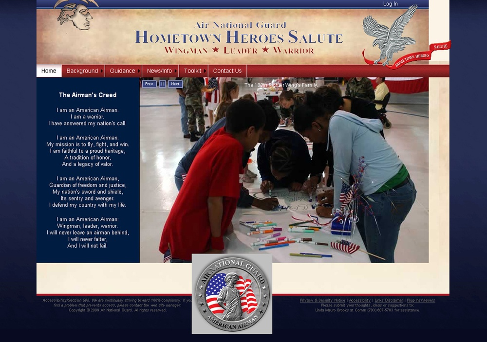 Air Guard's Hometown Heroes Salute campaign launches Web site