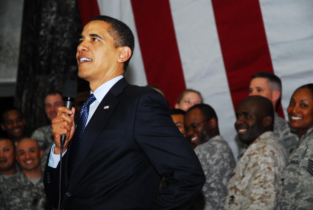 President Obama Visits Iraq, Addresses Service Members and Government Employees