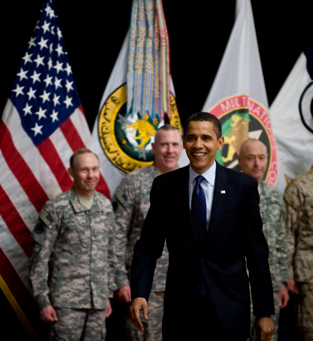 President Obama Visits Iraq, Addresses Service Members and Government Employees