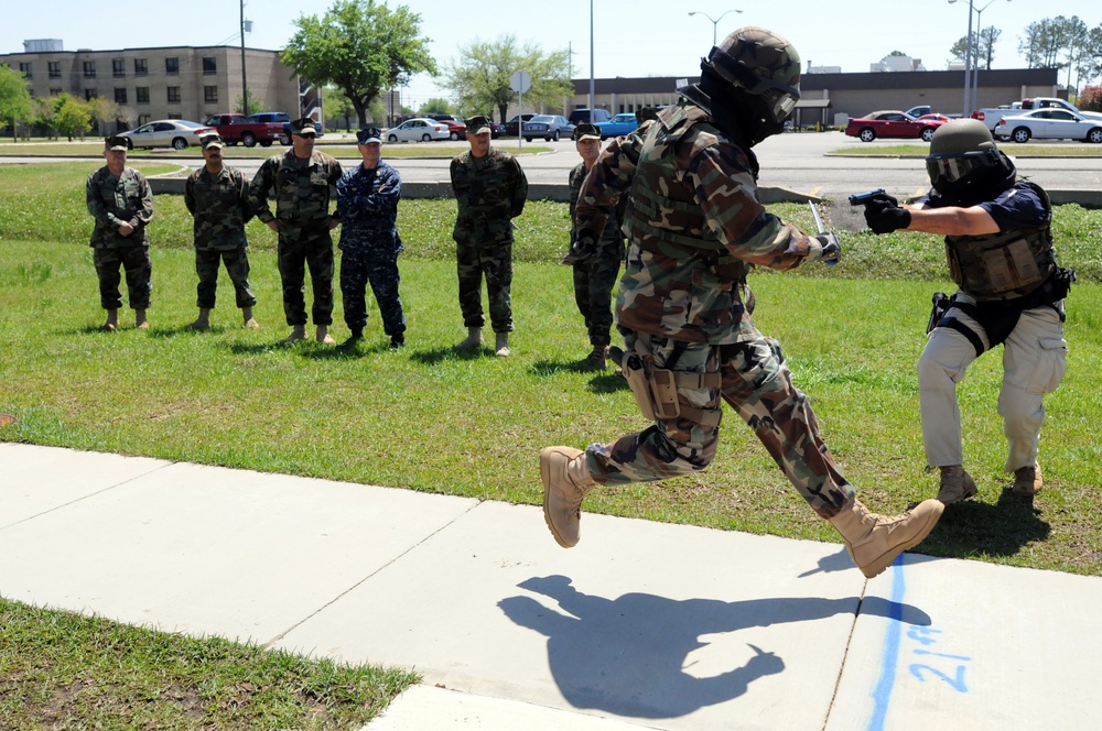 Master Chief Petty Officer of the Navy Visits Naval Base