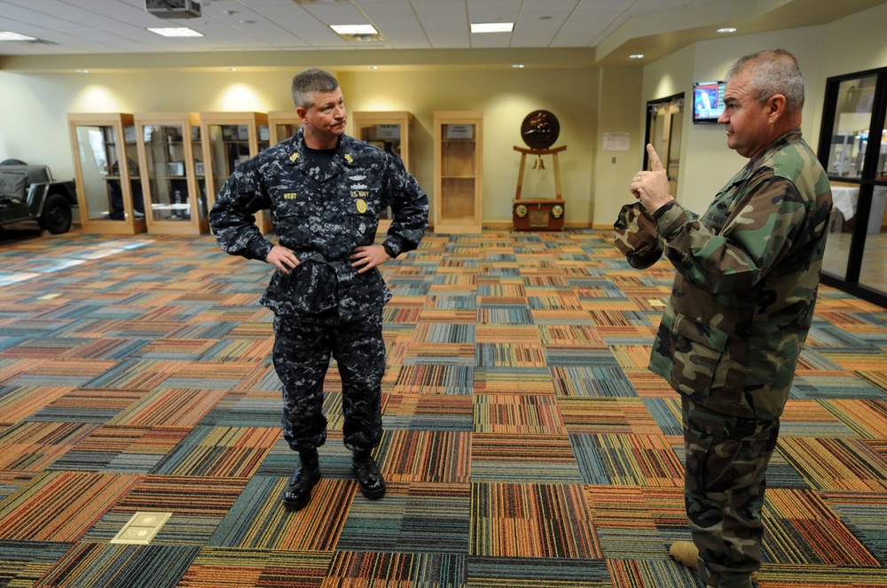 Master Chief Petty Officer of the Navy Visits Naval Base