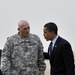 President Barack Obama Arrives at Sather Air Base