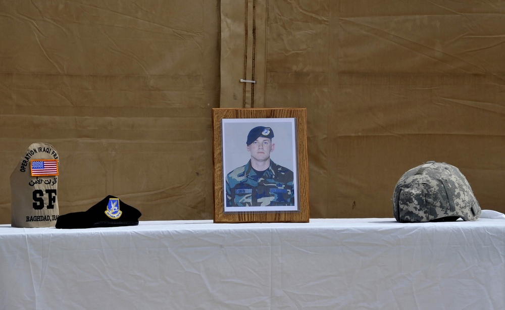 Gone, not forgotten: Sather memorializes fallen Airman