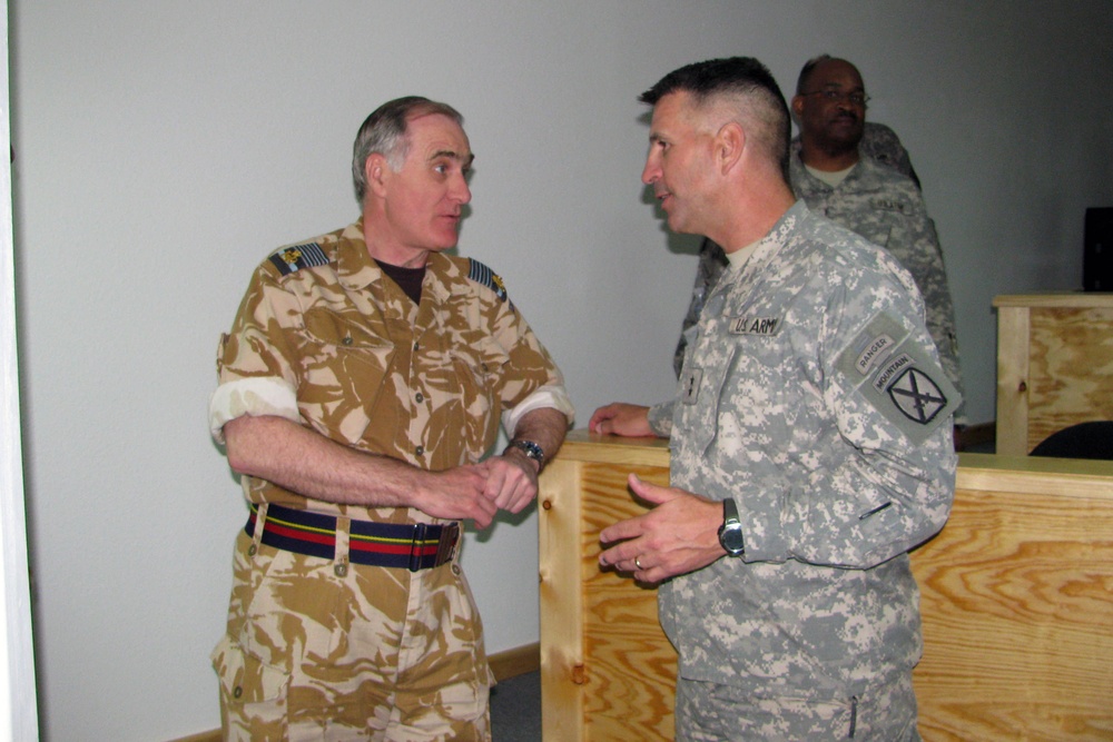 British Chief of the Defense Staff, visits Multi-National Division-South