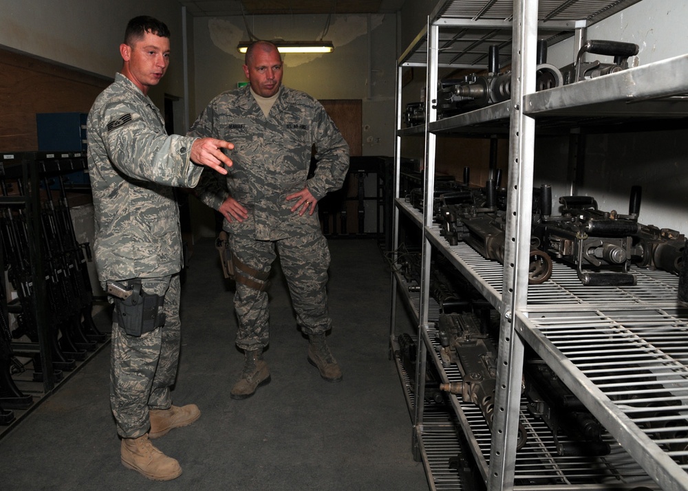 9th Air Force Command Chief Visits Bucca Airmen