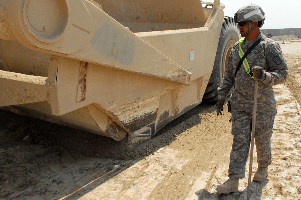 277th Engineers improve Liberty, Victory access road