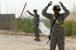 277th Engineers improve Liberty, Victory access road