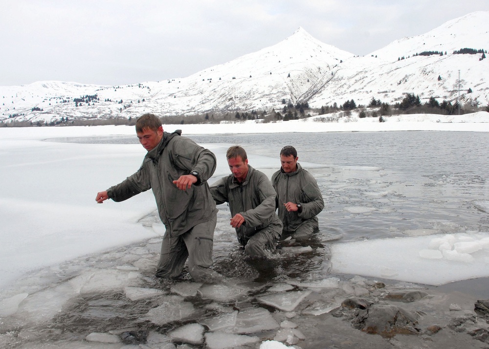 Cold weather training in Kodiak