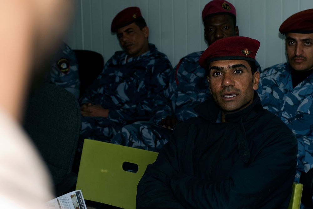 Iraqi police training in Basra