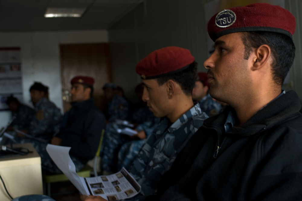 Iraqi police training in Basra