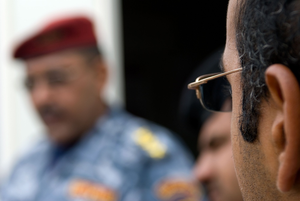 Iraqi police training in Basra