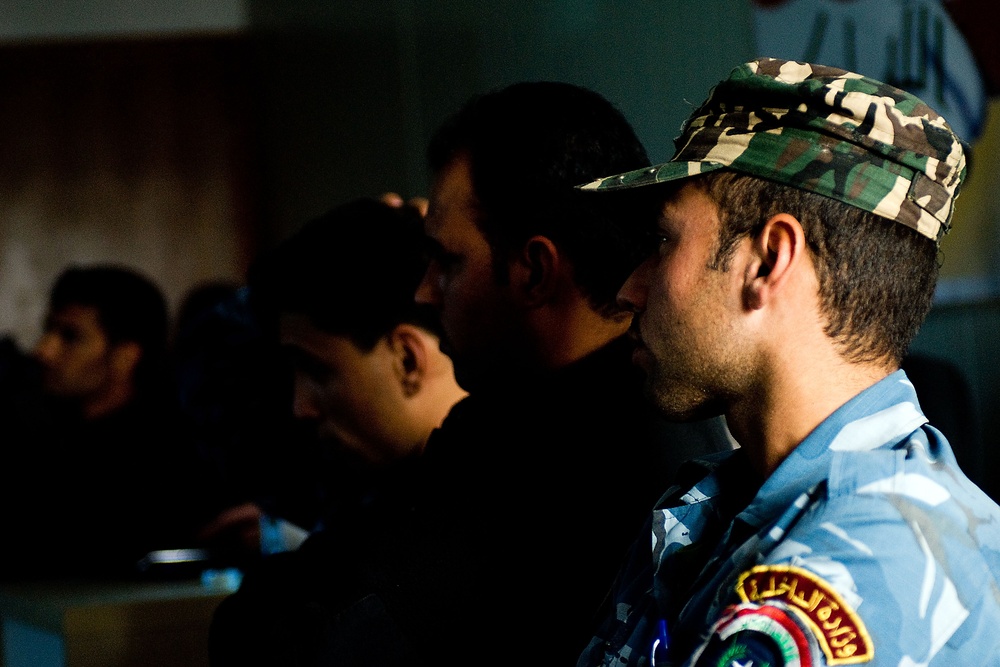 Iraqi police training in Basra