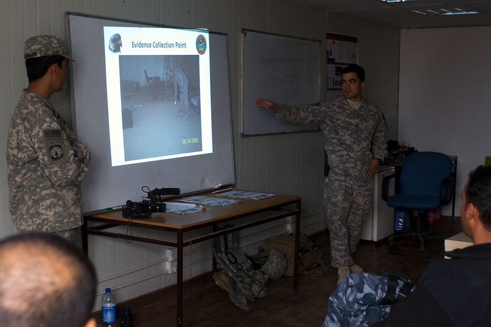 Iraqi police training in Basra