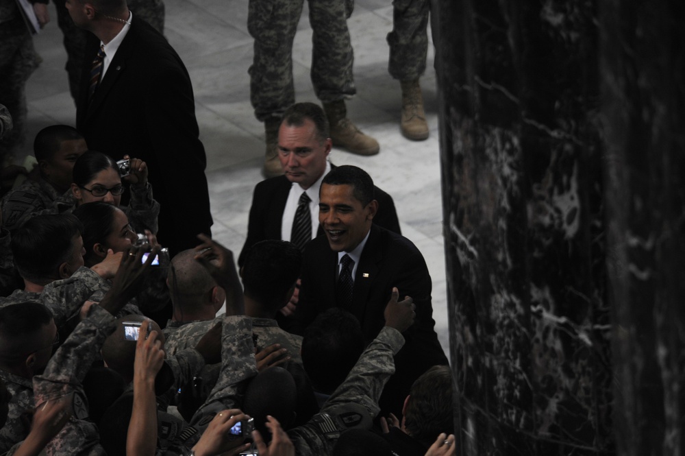 President Obama visits Baghdad