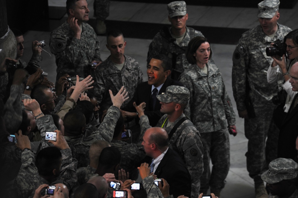 President Obama visits Baghdad