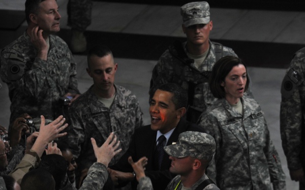 President Obama visits Baghdad