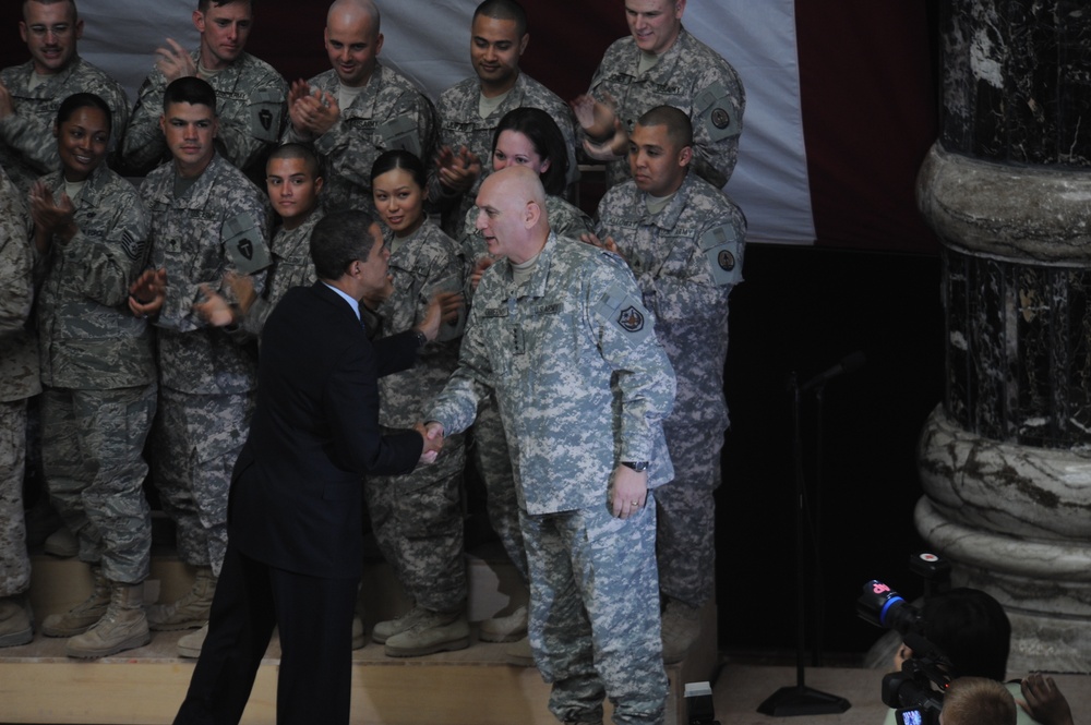 President Obama visits Baghdad