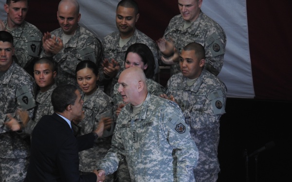 President Obama visits Baghdad