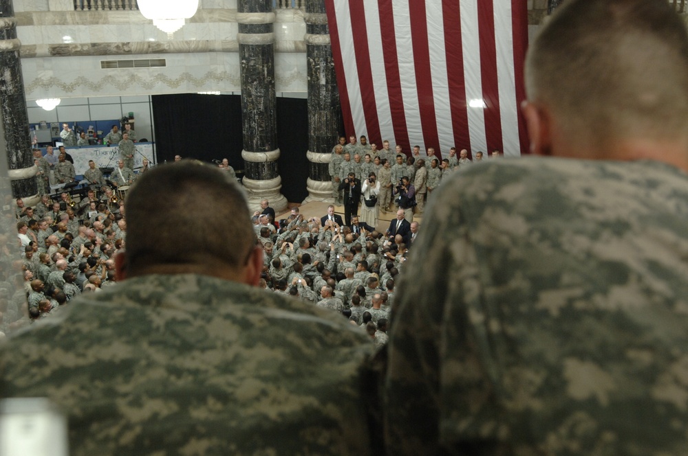 President Obama visits Baghdad