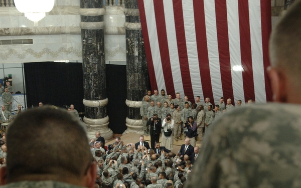 President Obama visits Baghdad