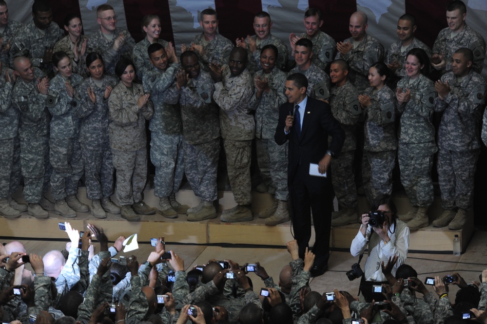 President Obama visits Baghdad