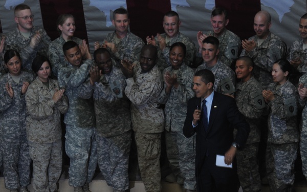 President Obama visits Baghdad