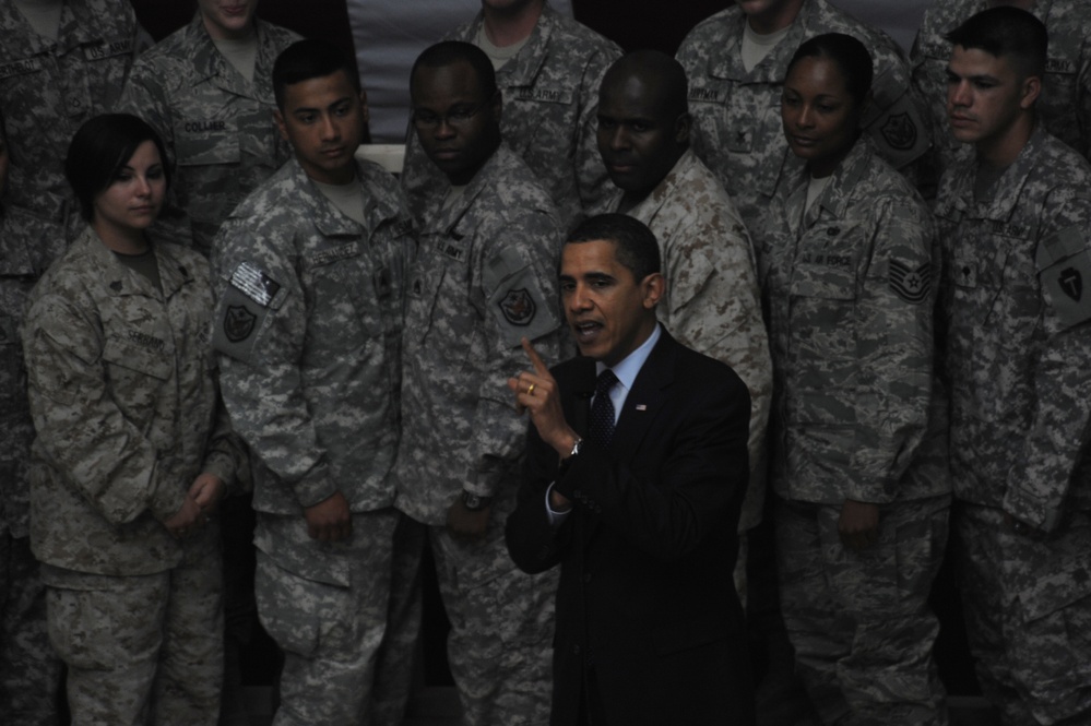 President Obama visits Baghdad