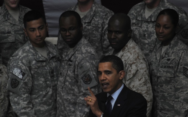 President Obama visits Baghdad