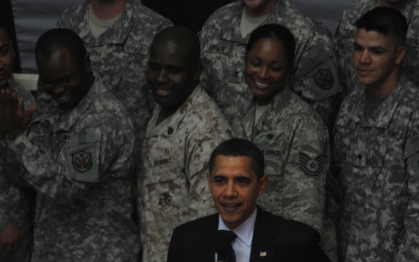 President Obama visits Baghdad