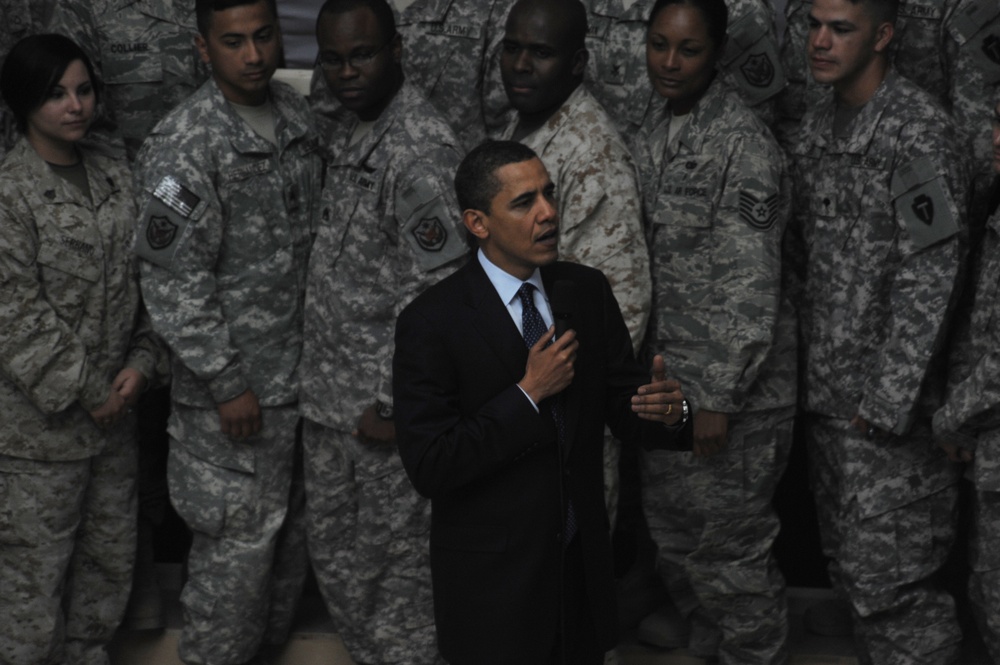 President Obama visits Baghdad