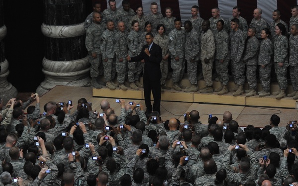 President Obama visits Baghdad