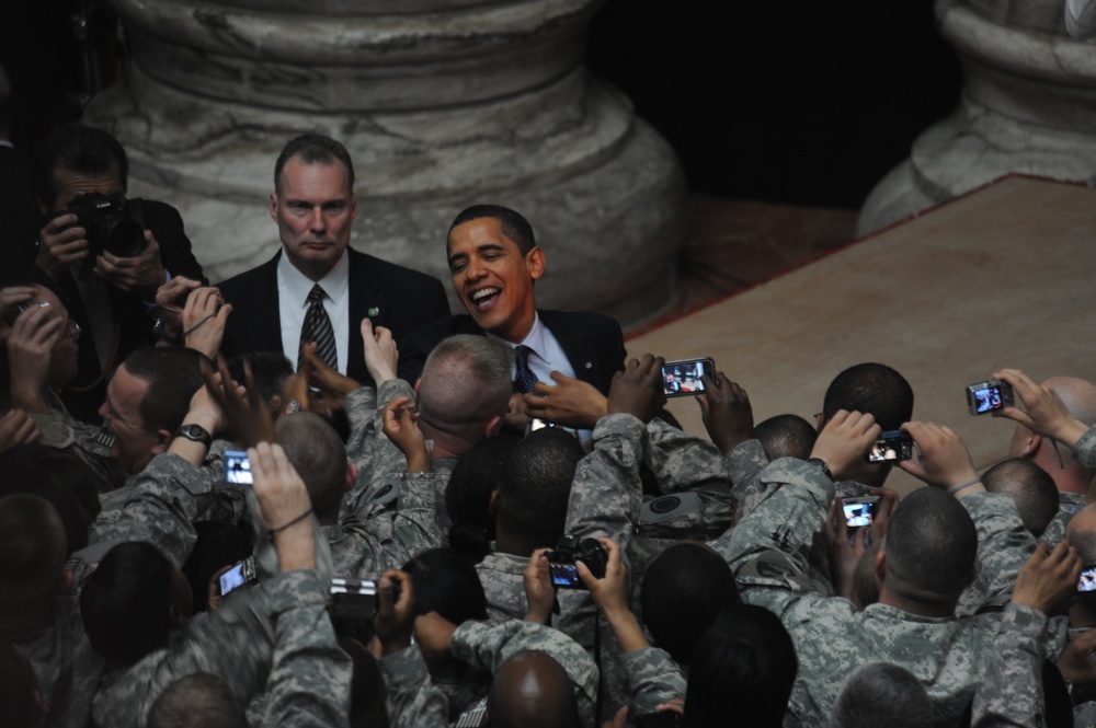 President Obama Visits Baghdad