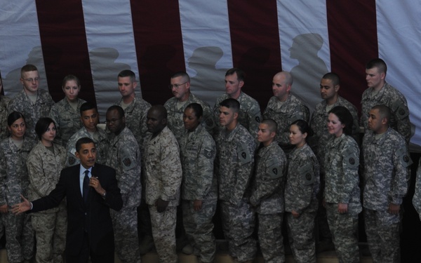 President Obama visits Baghdad