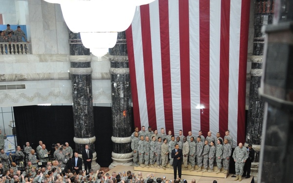 President Obama visits Baghdad